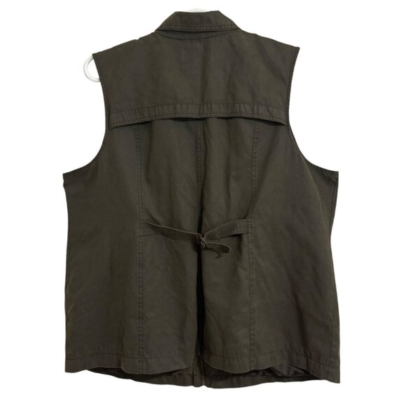 Liz Claiborne Womens Plus Size 3X Riding Utility Outdoor Field Multi Pocket Vest - Picture 2 of 7